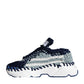 Blue White Daymaster Crochet Low Top Sneakers Shoes