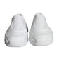 White Foiled Rubber Toy Low Top Sneakers Shoes