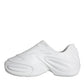 White Foiled Rubber Toy Low Top Sneakers Shoes