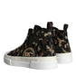 Multicolor Camouflage High Top Sneaker Shoes