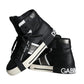 Black White Lace Up High Top Sneakers Shoes
