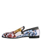 Multicolor Madonna Majolica Amalfi Men Loafers Shoes