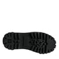Black Lace Up Mid Calf Boots Men Shoes