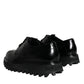 Black Calf Leather Derby Formal Dress Shoes