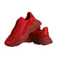 Red Leather Daymaster Low Top Sneakers Shoes