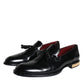 Black Calf Leather Loafer Mens Dress Shoes