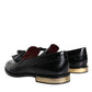 Black Calf Leather Loafer Mens Dress Shoes