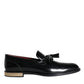 Black Calf Leather Loafer Mens Dress Shoes