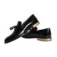 Black Calf Leather Loafer Mens Dress Shoes