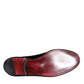 Black Velvet Cotton Logo Loafers Dress Shoes