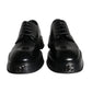 Black Calf Leather Derby Formal Dress Shoes