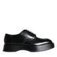 Black Calf Leather Derby Formal Dress Shoes