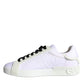 White Portofino Logo Low Top Trainers Sneakers Shoes