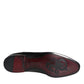 Black Calfskin Leather Derby Men Dress Shoes