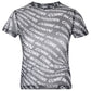 Black Polyester Women T-Shirt