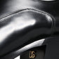 Black Calfskin Leather Derby Dress Men Shoes