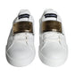 White Portofino Logo Plaque Sneakers Shoes