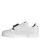 White Portofino Logo Plaque Sneakers Shoes