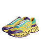 Multicolor Daymaster Hand Painted Men Sneakers Shoes