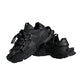 Black Low Top Space Lace Up Sneakers Shoes