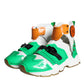 Multicolor Multi Panel Chunky High Top Sneakers Shoes