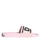 Black Pink Sandals Rubber Men Beachwear Shoes