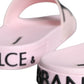 Black Pink Sandals Rubber Men Beachwear Shoes