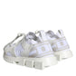 Beige White Logo Sorrento Mens Sneakers Shoes