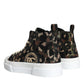 Multicolor Camouflage High Top Sneaker Shoes