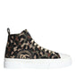 Multicolor Camouflage High Top Sneaker Shoes