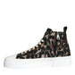 Multicolor Camouflage High Top Sneaker Shoes