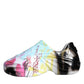 Multicolor Graffiti Rubber Low Top Sneakers Shoes