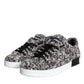Black White Wool Low Top Men Sneakers Shoes