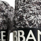 Black White Wool Low Top Men Sneakers Shoes