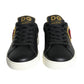 Black Portofino Sacred Heart Sneakers Shoes