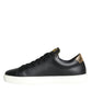 Black Portofino Sacred Heart Sneakers Shoes