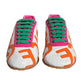 Multicolor Leather Logo Casual Sneakers Shoes