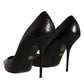 Multicolor Exotic Leather Heels Pumps Shoes