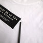 White Cotton DG Applique Men Casual T-shirt
