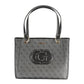 Gray Polyethylene Handbag