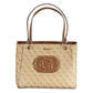 Beige Polyethylene Handbag