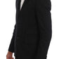 Elegant Black Slim Fit Sport Coat Blazer