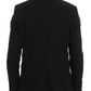 Elegant Black Slim Fit Sport Coat Blazer