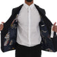 Elegant Black Slim Fit Sport Coat Blazer