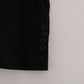 Elegant Black Slim Fit Sport Coat Blazer