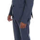 Elegant Blue Slim Fit Men's Suit