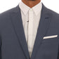Elegant Blue Slim Fit Men's Suit