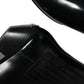 Black Leather Ankle Boots Booties Shoes