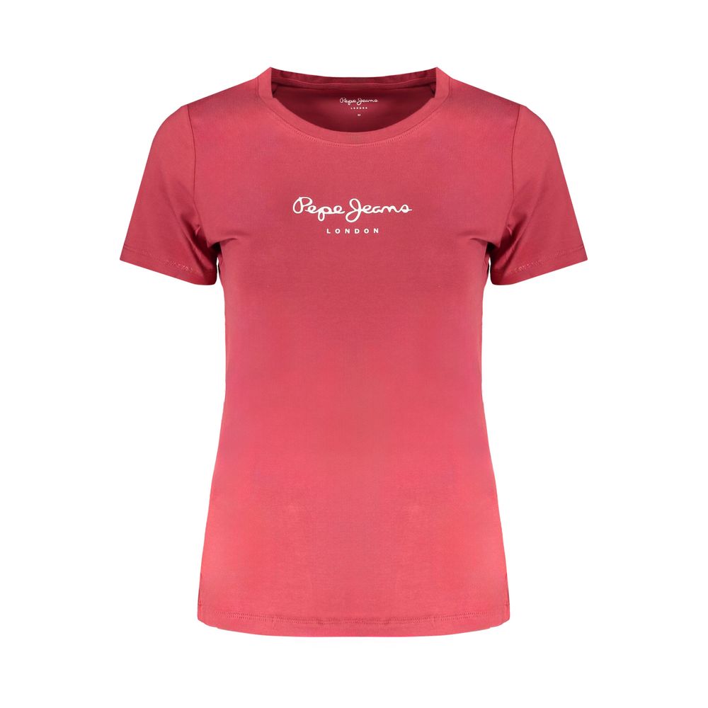 Red Cotton Tops & T-Shirt