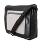 Elegant Two-Tone Leather Messenger Bag